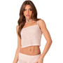 Women's Lace Tank Top With Cf Bow