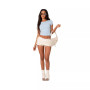 Women's Open Back T-Shirt With Short Sleeve