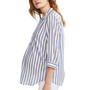 Milano Maternity Pullover Split-Neck Blouse