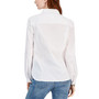 Women's Cotton Puff-Sleeve Embroidered Shirt