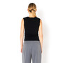 Women's Ribbed Knit Sleeveless Top
