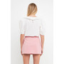 Women's U-neckline Puff Sleeve Top