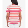 Petite Striped Ring Detail T-shirt