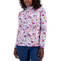 Women's Janelle Printed Mock-Neck Top, Created for Macy's