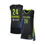 Women's Arike Ogunbowale Black Dallas Wings Rebel Edition Jersey