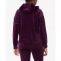 Women's Long Sleeve Leggings Length Velvet Hoodie