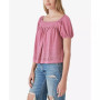 Women's Square-Neck Peasant Top