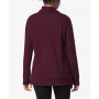 Women's Long Sleeve Brushed Rib Pull Over Top