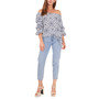 Women's Printed Off-The-Shoulder Top