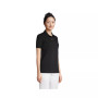 Women's Tall Mesh Cotton Short Sleeve Polo Shirt