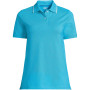 Women's Tall Mesh Cotton Short Sleeve Polo Shirt