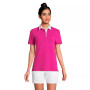 Women's Tall Mesh Cotton Short Sleeve Polo Shirt