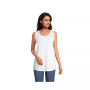 Women's Tall Supima Cotton Scoop Neck Tunic Tank Top