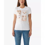Women's Short Sleeve Box Horseshoe Graphic T-shirt