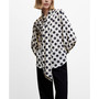 Women's Bow Polka-Dots Blouse