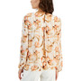 Women's Printed Double-Layer Blouse