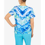 Women's Cool Vibrations Tie Dye Chevron T-shirt