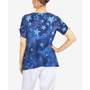 Women's Tie Dye Batik Star Top
