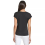 Ruched Side Short Sleeve Crewneck Top