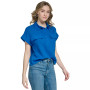 Textured Cotton Pullover Camp Shirt