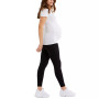 Luxe Side Ruched V-Scoop Maternity T Shirt