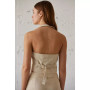 Women's Daum Linen-Cotton Halter Vest