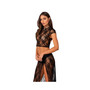 Women's Lace Open Back Cap Sleeve Crop Top