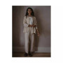 Women's Maternity Relaxed-Fit Linen Pajama Shirt