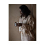 Women's Maternity Relaxed-Fit Linen Pajama Shirt