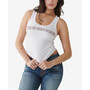 Women's Crystal Arched Logo Cotton Tank