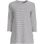 Women's Petite 3/4 Sleeve Slub Jersey Swing Tunic