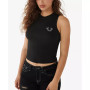 Women's Crystal Mock Neck Tank Top