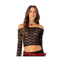 Women's Laura Off Shoulder Sheer Lace Top