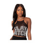 Women's Slay Sheer Mesh Crop Top