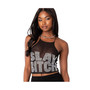 Women's Slay Sheer Mesh Crop Top