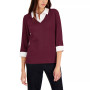 Petite Cotton Layered-Look Top, Created for Macy's