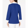 Petite Cotton Layered-Look Top, Created for Macy's