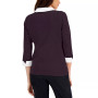 Petite Cotton Layered-Look Top, Created for Macy's