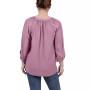 Petite Raglan Sleeve Split Neck Blouse