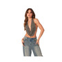 Women's Halterneck Crop Top Tied At The Back
