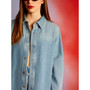 Women's Collared Denim Shirt