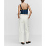Women's Lurex Geometric Openwork Top