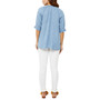 Chambray Peasant Maternity Top