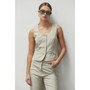 Women's Viv Scoop Neck Button Up Vest