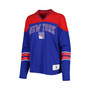 Women's Blue New York Rangers Abigail V-Neck Long Sleeve T-shirt