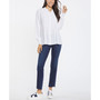 Women's Pleated Front Peasant Blouse