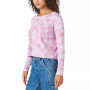 Ribbed Cropped Long-Sleeve Top