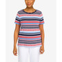 Petite Americana Stripe Top