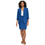 Women's Tie-Front Zip-Back Short Pencil Skirt