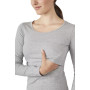 Charlotte Maternity Long Sleeves Round Neck Nursing Top